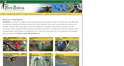 Desktop Screenshot of birdbolivia.com